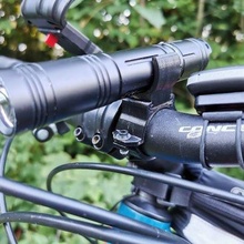 mountain bike flashlight holder gadget bicycle light mount 3d print model - Mito3D
