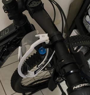 mountain bike goggles holder handlebar Tools mtb diy mountainbike 3d print model - Mito3D