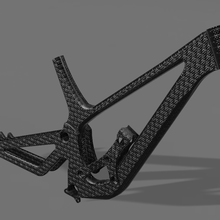 montagna bicicletta norco oro hsp c1 telaio arte 3d print model - Mito3D