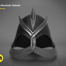 mountain helmet - game thrones printable mask strength replica character gregor detailed armor toy got 3d print model - Mito3D