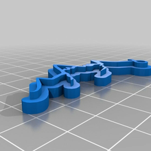 mountain key ring 3d_printing 3d print model - Mito3D