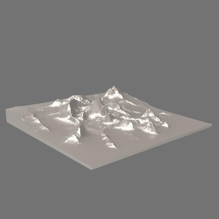 montanha terreno panorama montanha tarrain panorama arte montanha jogos montanha modelo pico montanha Everest 3d print model - Mito3D