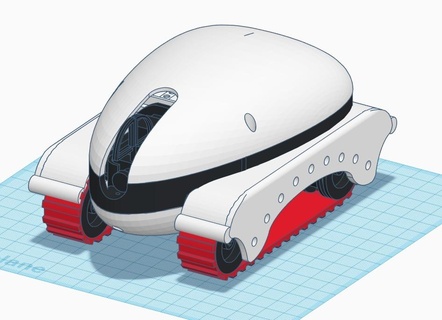 ratón arduino nano Bluetooth fvp rastreado robot vehiculos 3d print model - Mito3D