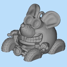 mouse atv gioco giocattolo del 3d print model - Mito3D
