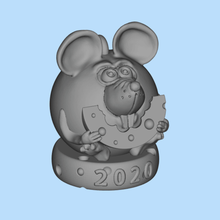 Maus, Käse Spiel - Spielzeug Maus 3d print model - Mito3D
