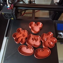 ratón Galleta cortador 3d print model - Mito3D