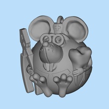 mouse dentista jogo brinquedo 3d print model - Mito3D