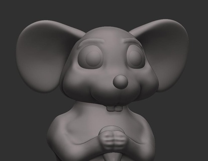 ratón miniatura figura ratones mini rata mesa animal animales granja roedor bicho criatura perez 3d print model - Mito3D