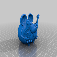 mouse músico jogo brinquedo 3d print model - Mito3D