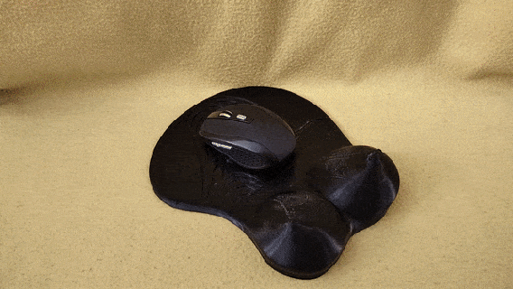 mouse pad Gadget pc computer cables tools 3d print model - Mito3D