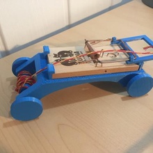 piège à souris racer divers de l'apprentissage tvy tinkerplay tinkercad la tige vapeur scienceproject voiture milieu scolaire makeredchallenge engineeringproject designproject 3d print model - Mito3D