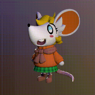 moushley ashley resident evil rat cheese leon graham moushely re4 remake mouse 3d print model - Mito3D