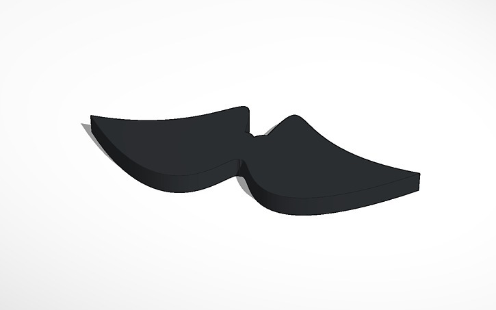 moustache barbes pains costume faux moustaches 3D print model - Mito3D