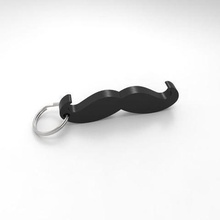 moustache ouvreur gadget 3d print model - Mito3D