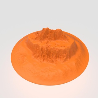 montagne paysage Montagne terrain art Jeu modèle pointe Everest canyon grandiose 3d print model - Mito3D