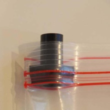la boca de succión adaptador bolsas para el congelador casa cocina comedor ziploc vacío tubo en 3d print model - Mito3D
