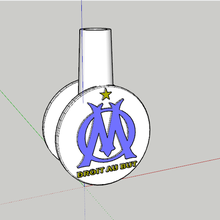 mouthpiece olympique marsella various nozzle shisha marseille bong hookah 3d print model - Mito3D