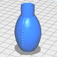 bocchino shisha di football americano, pallone gadget ugello il tubo narghilè bong lula narghile calcio americano palla 3d print model - Mito3D