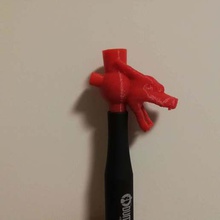 bocal shisha charizard gadget bico tubo cachimbo de água bong lula narghile pokemon 3d print model - Mito3D