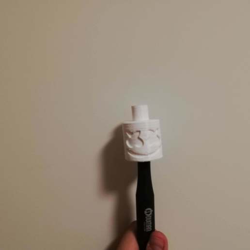 bocchino shisha marshmello gadget ugello il tubo narghilè bong lula narghile 3D print model - Mito3D