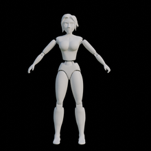 movable girl gadget poses anime 3d print model - Mito3D
