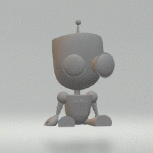 moveable gir 3d print model - Mito3D
