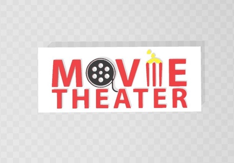 movie theater logo home bioscoop cinema mancave basement 3d print model - Mito3D