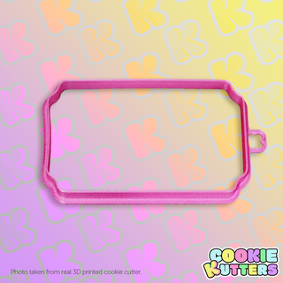 movie theater ticket cookie cutter mold silhouette kutters kitchen food recipe cookies 3d print contour 3d print model - Mito3D