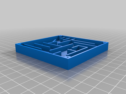 moving ball maze - tinkercad student project homeschool puzzle rolling puzzles 3d print model - Mito3D