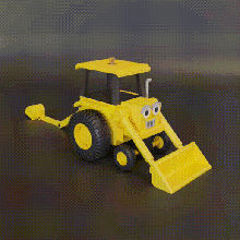 moving bob builder scoop 3d print model - Mito3D