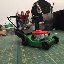 mower 1 10 various rc ga g 93 because hobby remot control scale crawler lawnmower garden tools tool diorama garage 3d print model - Mito3D