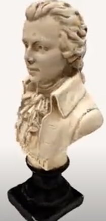 Mozart Büste 3D print model - Mito3D
