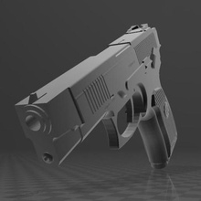 mp-443 grach various gun pistol firearm sidearm soviet 3d print model - Mito3D