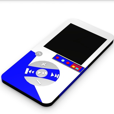 mp3 ipot consola mp4 chico videojuego juego 3d print model - Mito3D