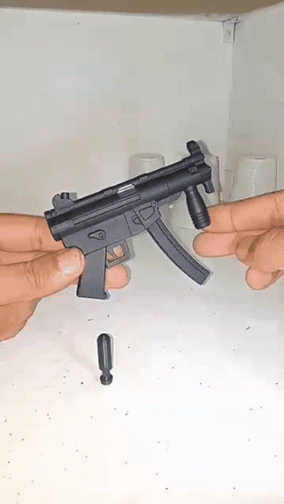 mp5 k shot systeam game gun 3dgun mp5k submachinegun hk 3d print model - Mito3D