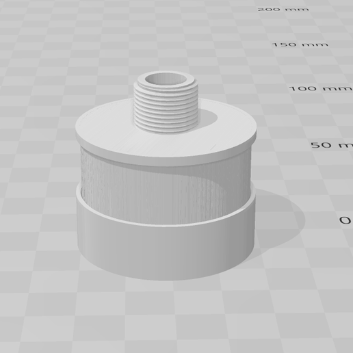 mp5 sd6 traceur adaptateur baïonnette raccord 3D print model - Mito3D