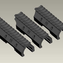 mp5 superior picatinny rail de montagem vários monte o airsoft 3d print model - Mito3D