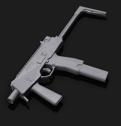 mp9 smg propgun 1 talla juego árbitro ametralladora réplica airsoft m4 mp7 autodefensa tonto csgo pubg ump45 rifle apuntalar uzi contraataque publicidad 3d print model - Mito3D