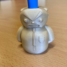 mr angry gadget office pen holder 3d print model - Mito3D