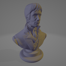 mr Darcy Büste Stolz Vorurteil Statue 3d print model - Mito3D