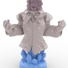 mr Hyde Bowen busto Arte jeckyll 3d print model - Mito3D
