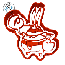 mr krablar sünger bob kurabiye kesici fondan gadget hamur işi pişirme doğum günü ev Deniz anası Esponja Patrick star kalamar 3d print model - Mito3D