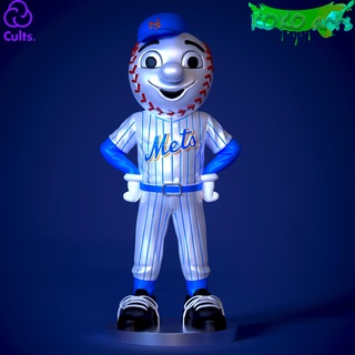 mr met mascot mets baseball games toy art game hall fame 3d print model - Mito3D