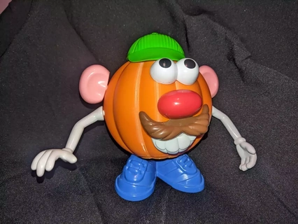 mr peter pumpkin head halloweenxcults mrpotatohead mrpumpkinhead toy figurine posable 3d print model - Mito3D