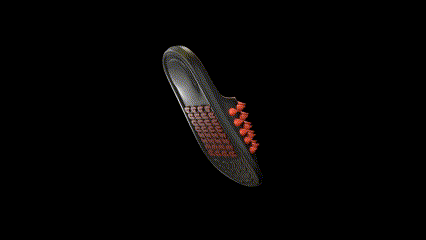 espiga diapositiva zapato 3d impreso 3dshoe calzado zapatilla 3d print model - Mito3D