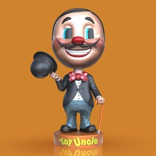 mrcharlie - jouet oncle resident evil 3 jeu tête bobble mal résident l'oncle 3d print model - Mito3D