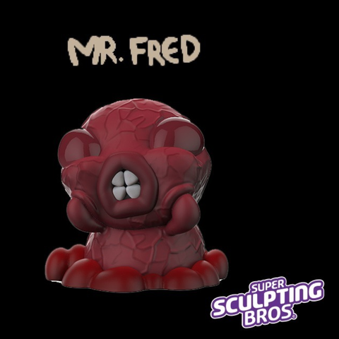 mr fred game bindingofisaac boss figurine super sculpting bros binding isaac toy 3D print model - Mito3D