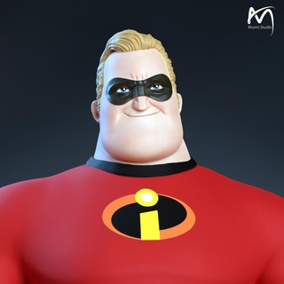 inanılmaz Sanat Disney pixar inanılmazlar Hayali işler reçine Bay 3d print model - Mito3D
