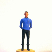 mr spock art star treck leonard nimoy zbrush decoration ornament series sci-fi science fiction printable statue fan art