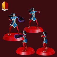 ms marvel figurine 3d print model - Mito3D